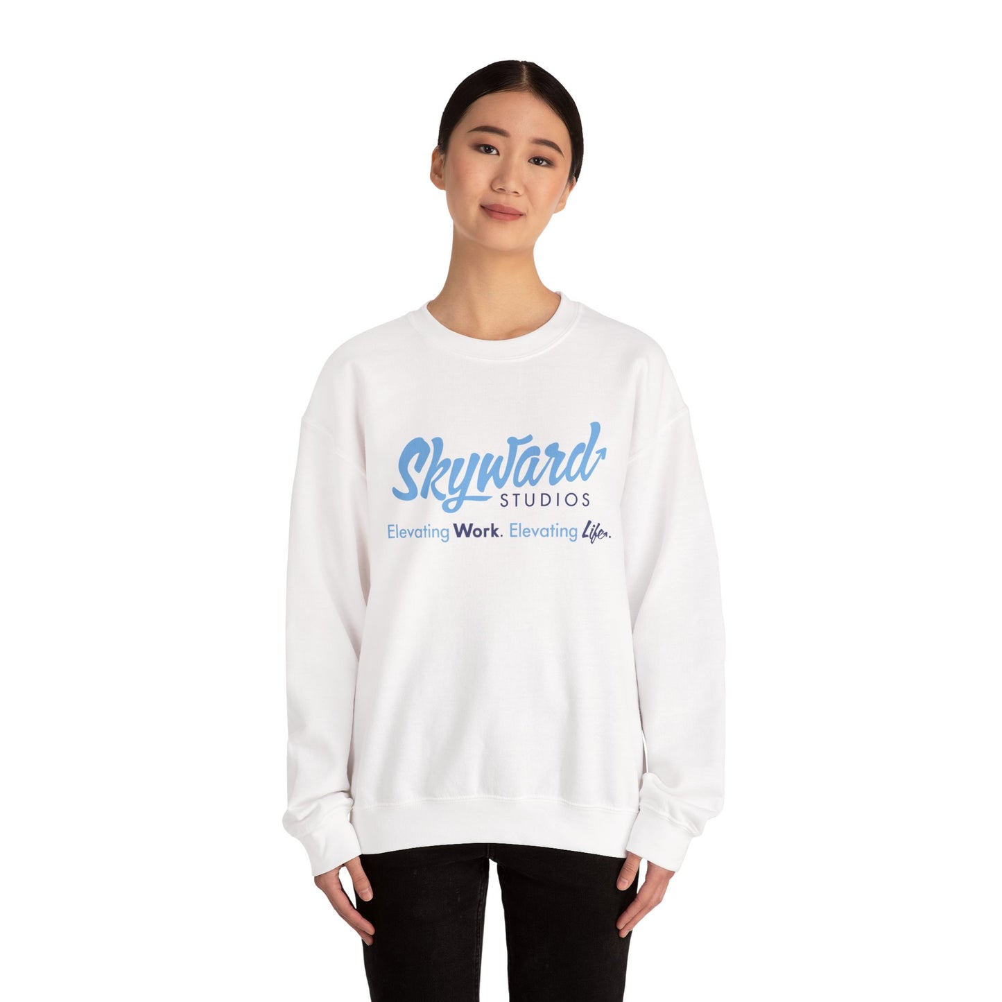 Skyward Studios Crewneck Sweatshirt — "Elevating Work. Elevating Life."